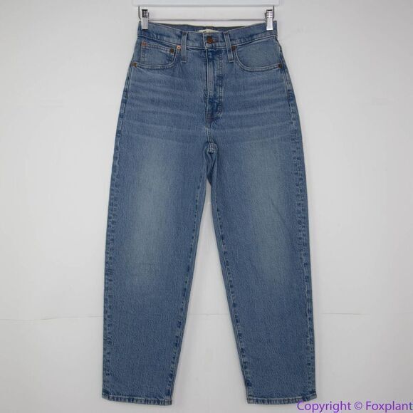 NEW Madewell USA-made Balloon Jeans in Whistler Wash, 25 - Picture 4 of 16